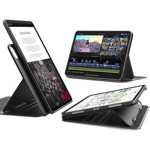 ESR iPad Pro 13 Case M5 M4 Magnetic Rotating Stand 6 Angles Shift Series Black